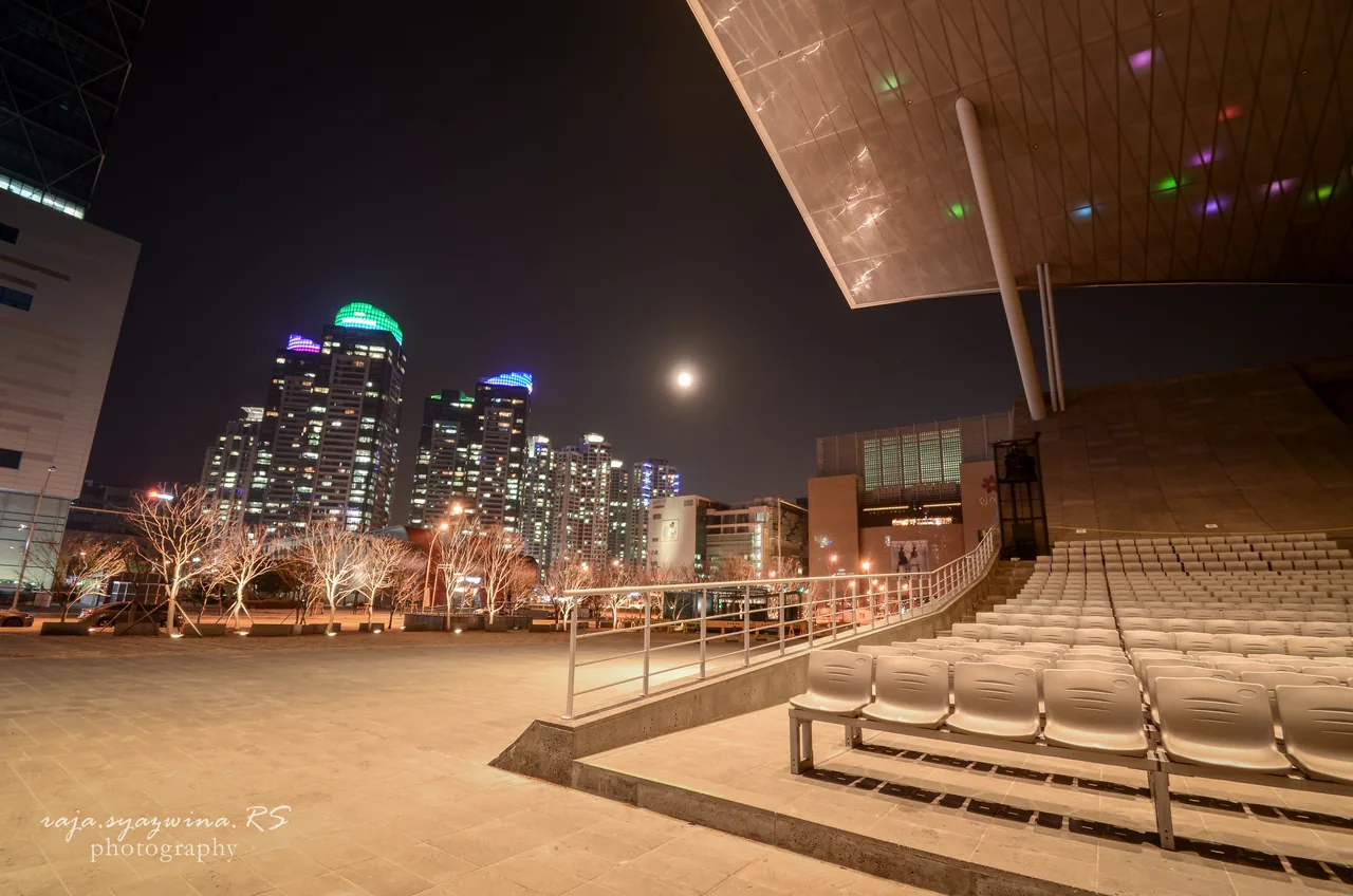 The Busan Cinema Center building and plaza in Centum City The Busan Cinema Center building and plaza in Centum City