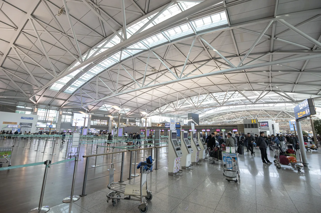 Incheon International Airport Terminal 1, Korea's main international gateway