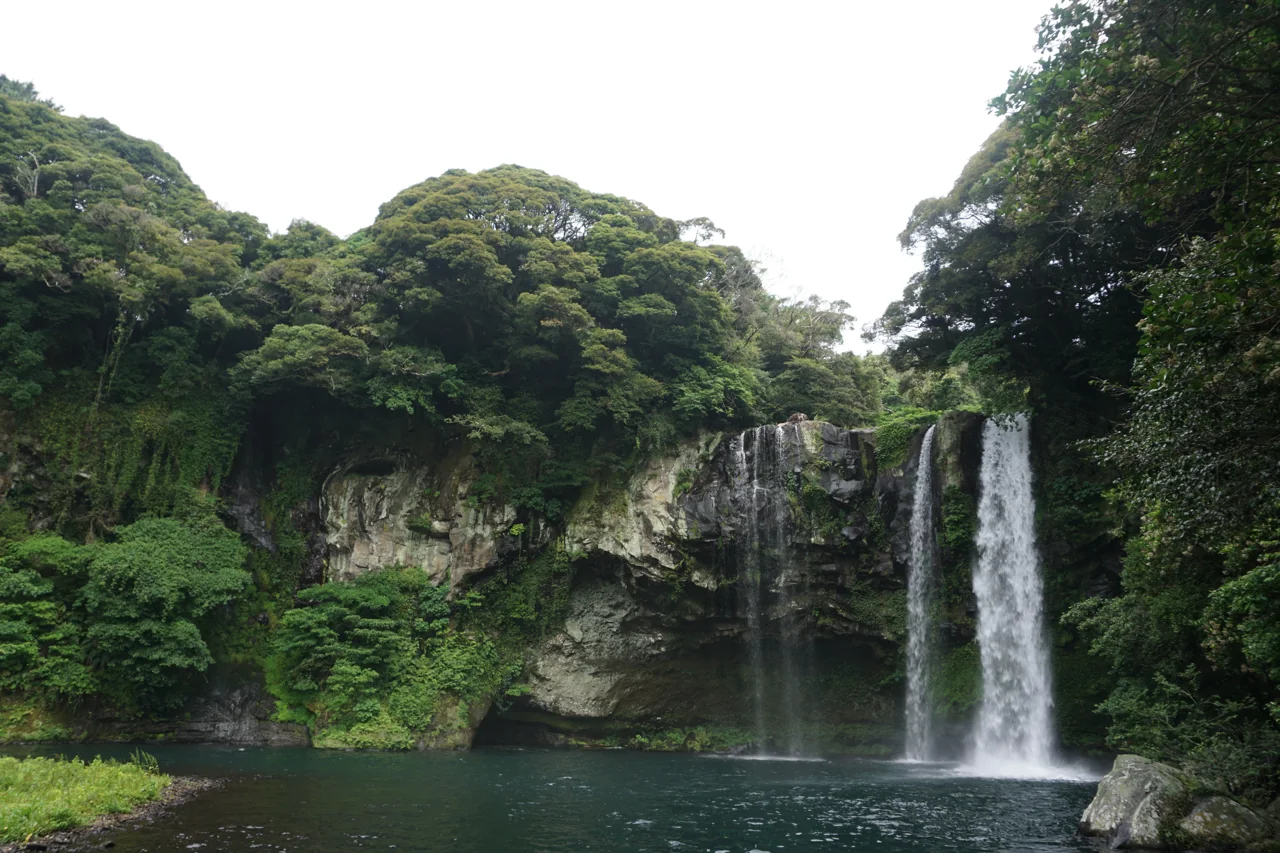 Cheonjiyeon Waterfall in Seogwipo