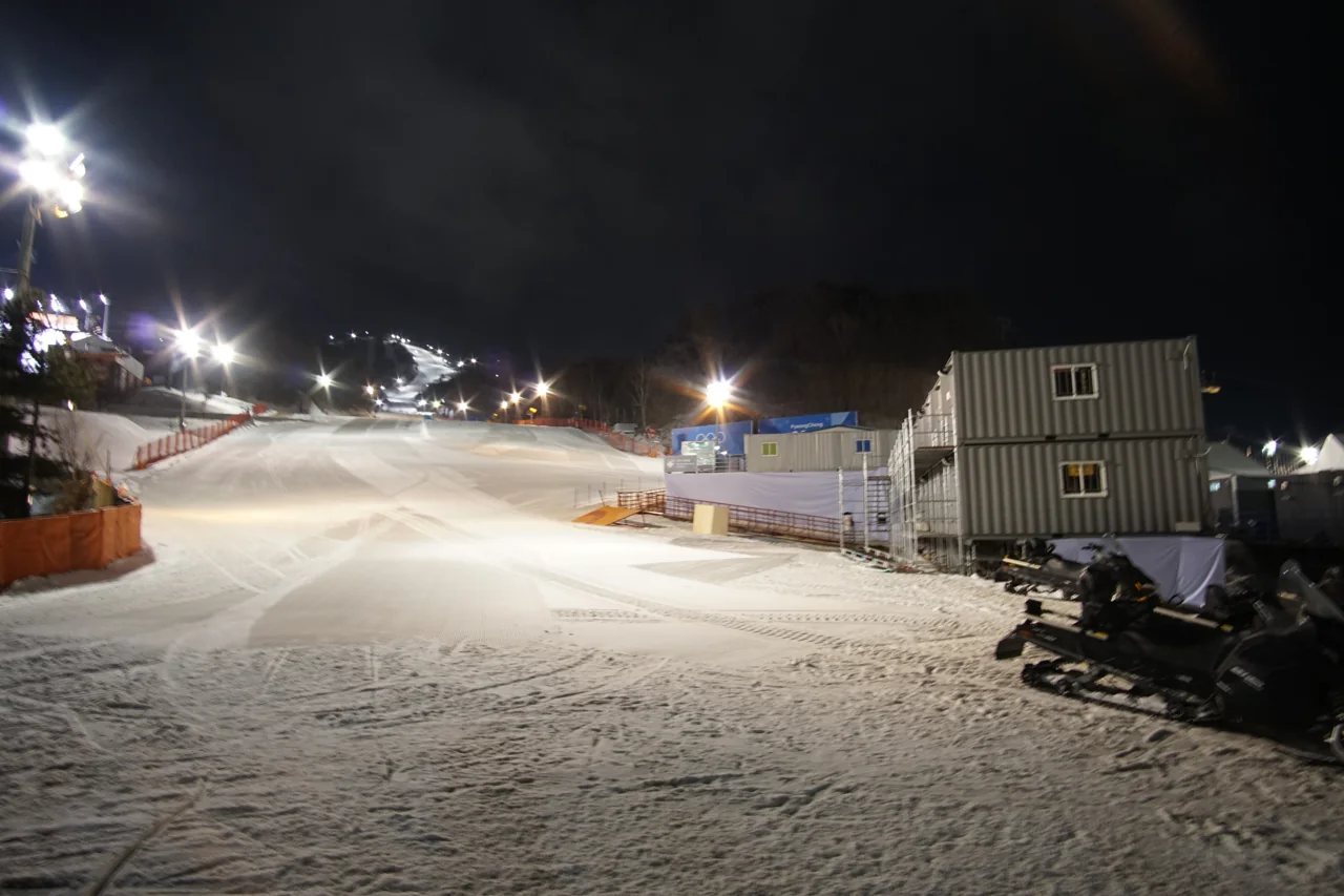 Skiing at Alpensia Resort in Pyeongchang