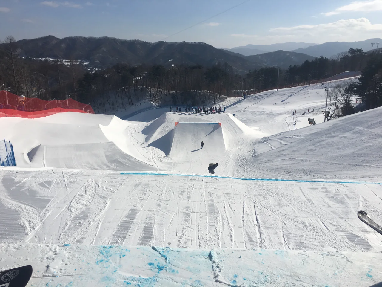 A slope at Phoenix Park in Pyeongchang