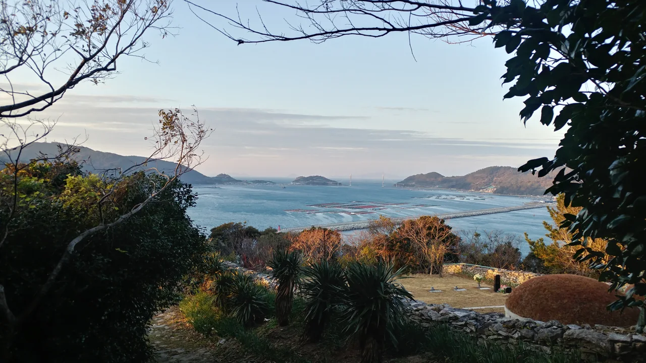 Sunset over Geomundo, two hours by ferry from Yeosu
